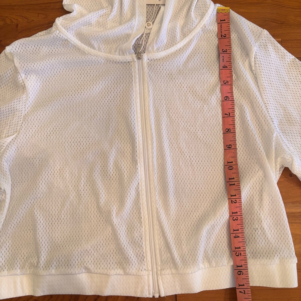 Buffbunny White Spice Mesh Crop Jacket – Size XXL – NWT - Picture 12 of 12